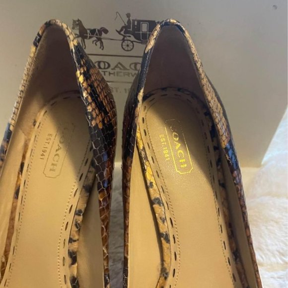 Coach pumps - Python size 8 - Picture 2 of 4